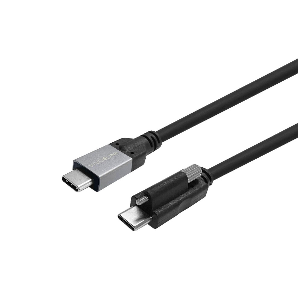 Vivolink Usb-C Screw To Usb-C Cable 8M Supports 10 Gbps Data Minicoax For Professional Use 5715328193321