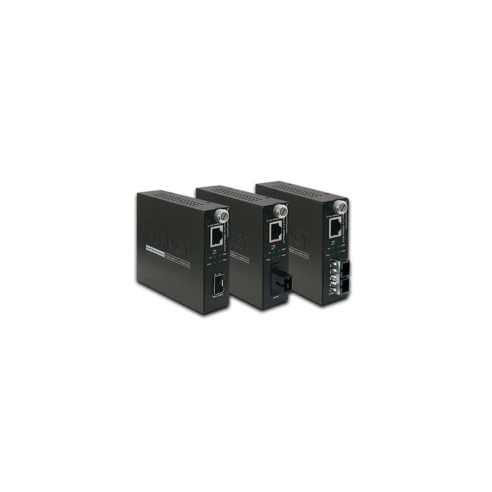 Planet 10/100/1000Base-T To 1000Base-Lx/Sx(Mini-Gbic Sfp) Smart Media Converter-Distance Depends On Sfp Module 4711213687631
