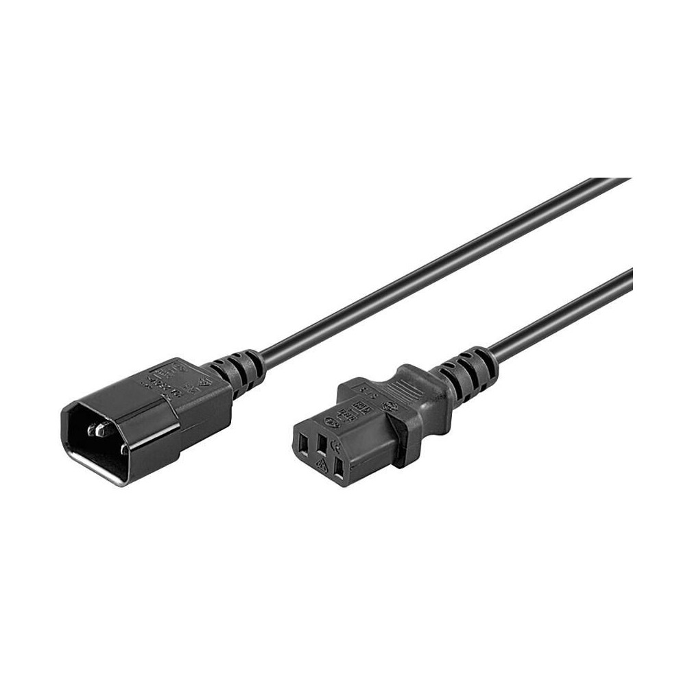 Microconnect Power Cable C14f To C13m 09M Black 5715063079713