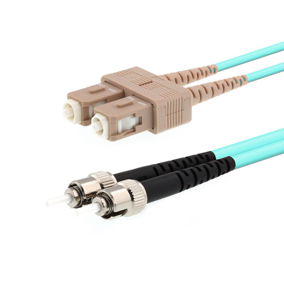 Microconnect Optical Fibre Cable St-Sc Multimode Duplex Om3 (Aqua ) 5M Blue 5704327182108