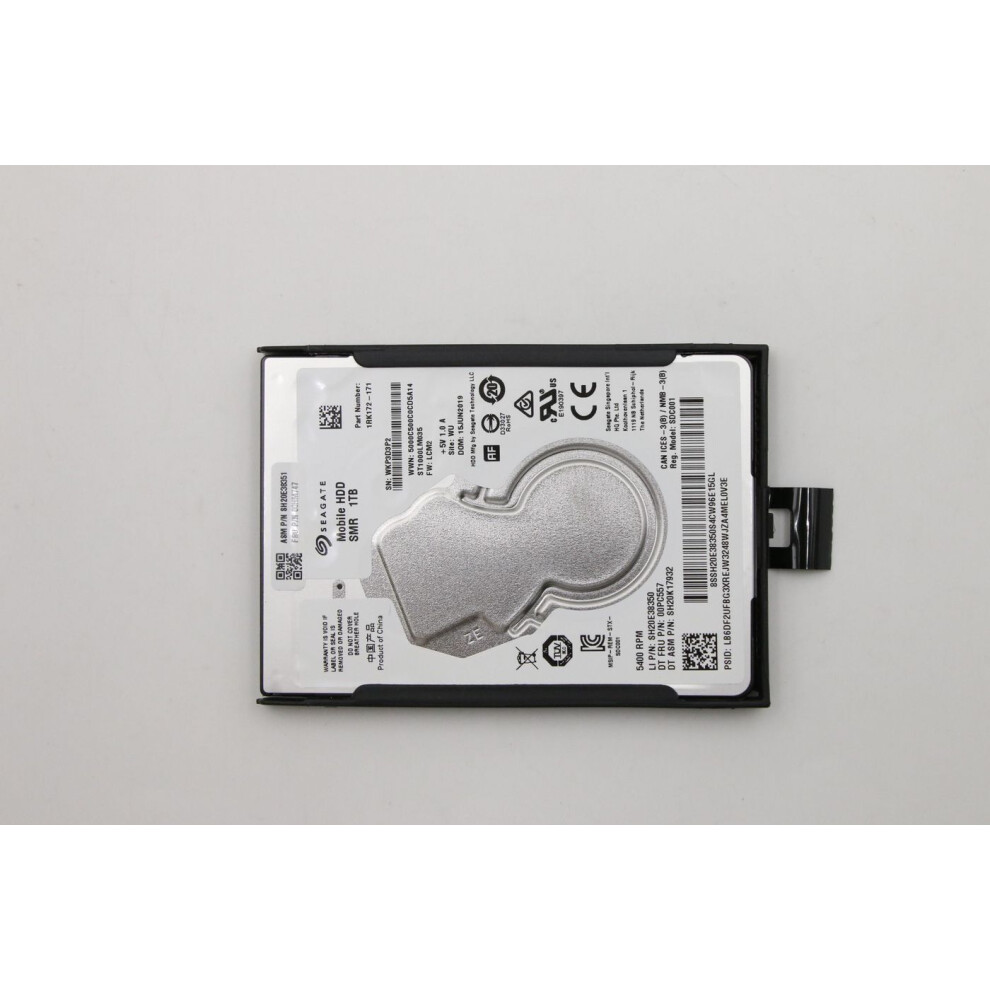 Lenovo 2.5-Inch Sata Hard Disk Drive 1Tb Capacity 5400 Rpm Speed 7Mm Thickness Designed For Thinkpad Notebooks.