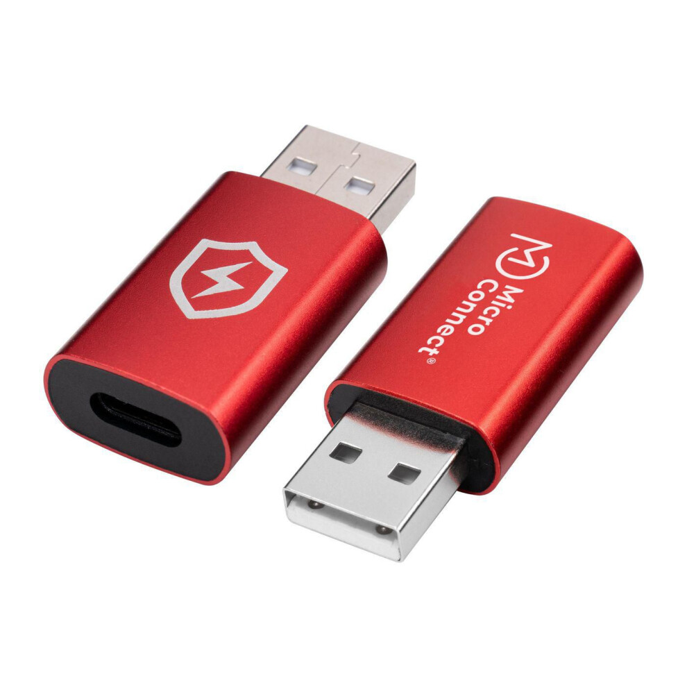 Microconnect Safe Charge Usb-A To C Data Blocker Adapter 5704174999294