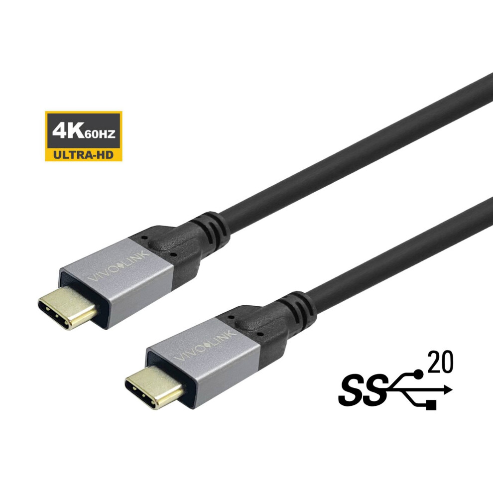 Vivolink Usb-C To Usb-C Cable 8M Supports 10 Gbps Data Minicoax For Professional Use 5704174866343