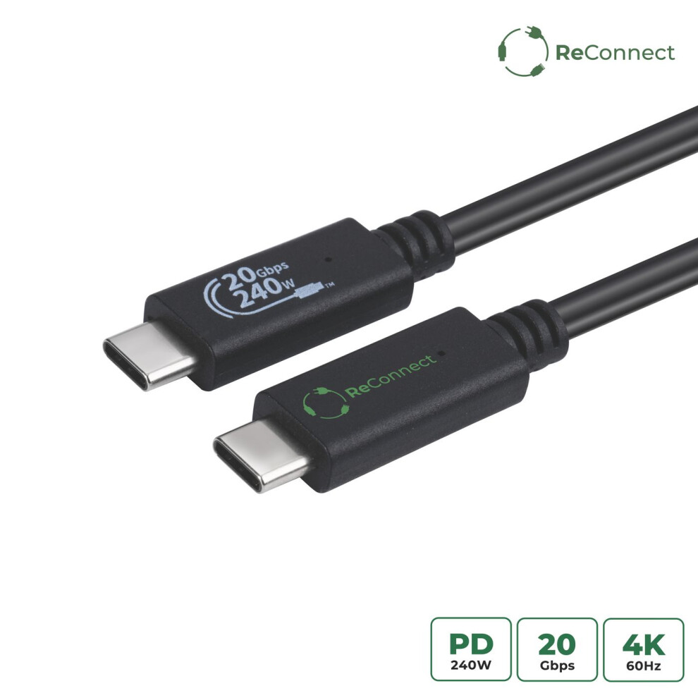Microconnect Reconnect Usb-C 3.2 Gen2x2 Cable 0.5M 5715063597569
