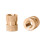 520pcs M2 M2.5 M3 Metric Female Thread Knurled Brass Threaded Insert Embedded Nuts Assortment Kit 5