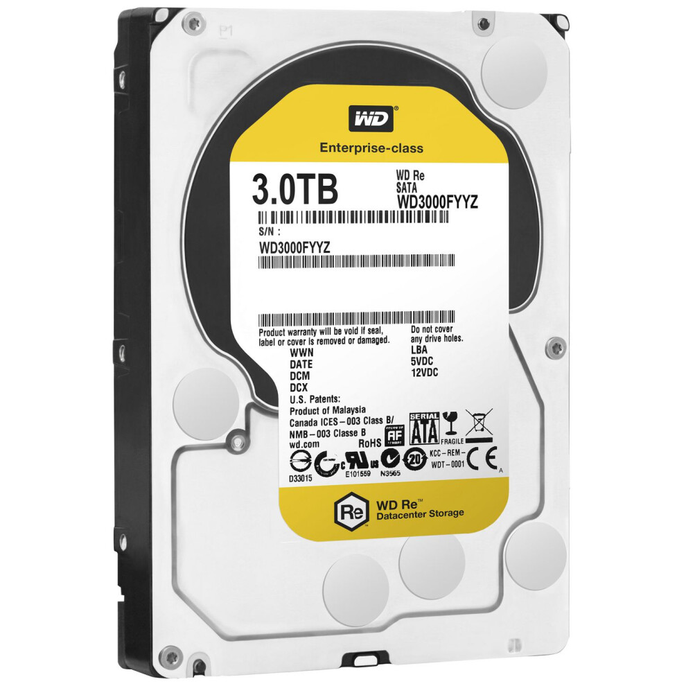 Western Digital Hdd Re 3Tb 3.5 Sata 6Gbs 64Mb