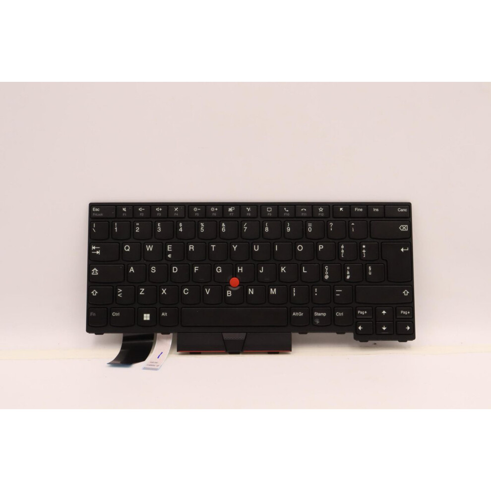 Lenovo Full-Size Laptop Keyboard With Italian Layout Compatible With Select Lenovo Models Lightweight Design At 0.5 Kg. 5704174677628