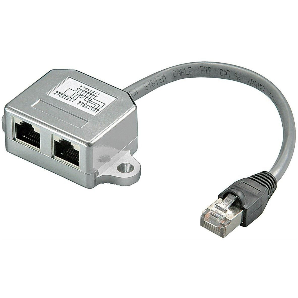 Microconnect Cat5e Network Cable Splitter (Y-Adapter) 5711045023026