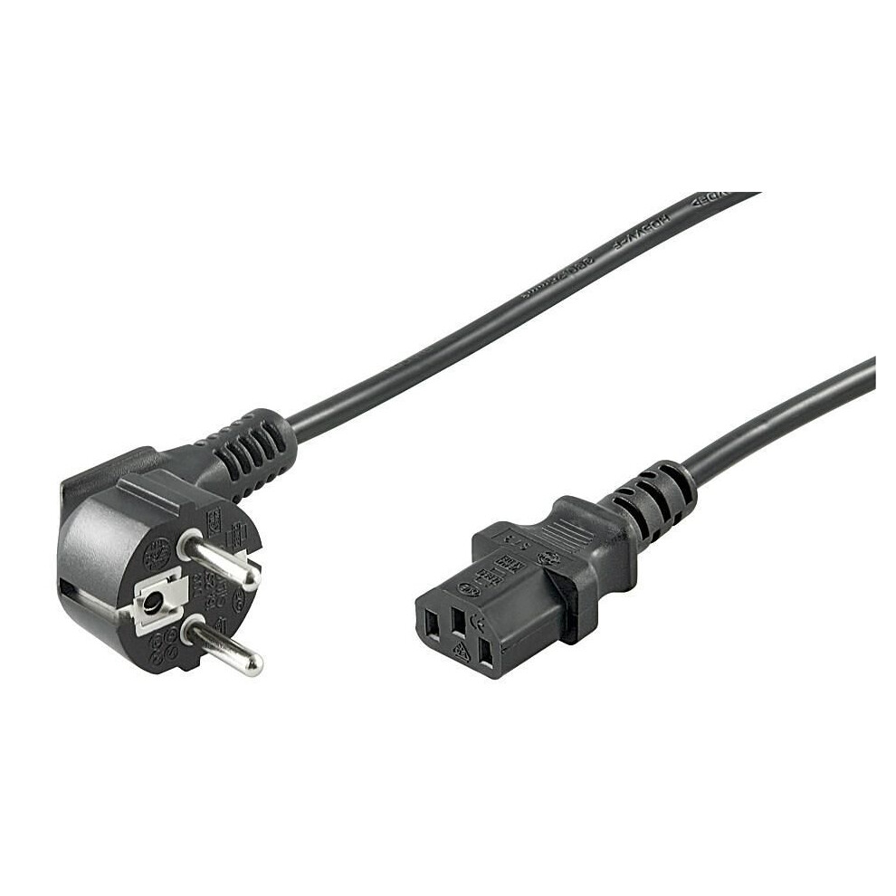 Microconnect Power Cord Schuko Angled - C13 0.5M 5711045521652