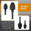 2Pcs Hex Shank Keyless Drill Chuck, Screwdriver Converter Drill Adapter Quick Change Drill Bits Tool(0.6-8mm, 0.3-3.6mm) 6