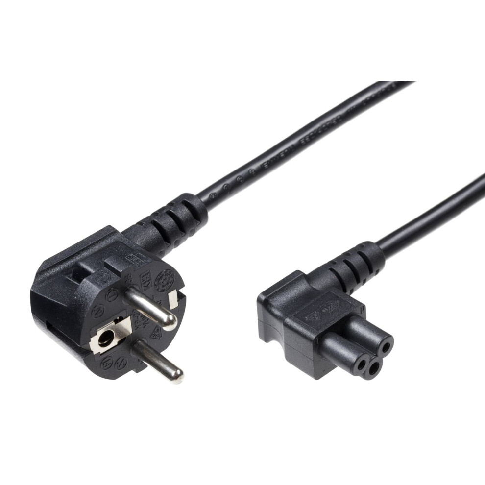 Microconnect Power Cord Schuko Angled - C5 Angled 1.8M 5711045326226