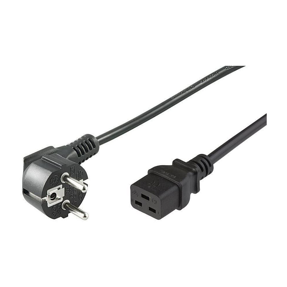 Microconnect Power Cord Schuko Angled - C19 3M 5706998900302