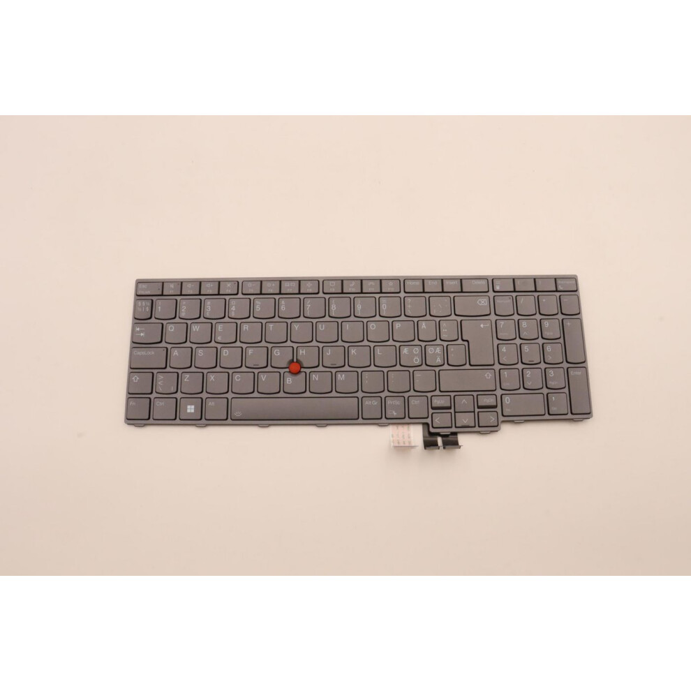 Lenovo Keyboard For Thinkpad P16 Series Nordic Layout Backlit Keys Compatible With P16 G1 And P16 G2 Models.