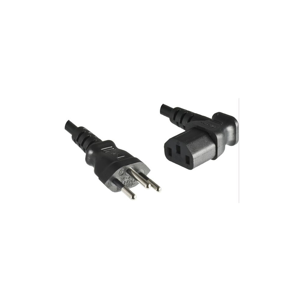 Microconnect Power Cord Swiss (Type J) - C13 Angled 1.8M 5711783198437