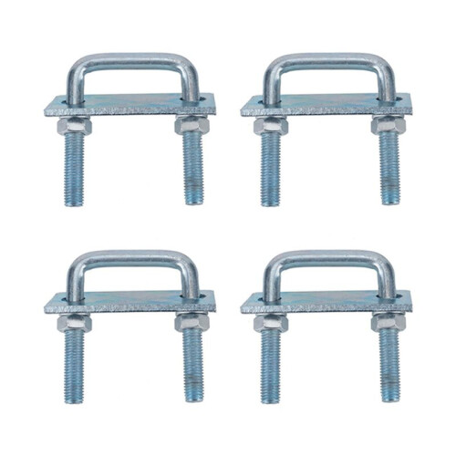 8 Pack Leaf Spring Clamp Kit Fits Leaf Springs  Locks Leaf Springs Together for Stabilizing Provides Better M 2