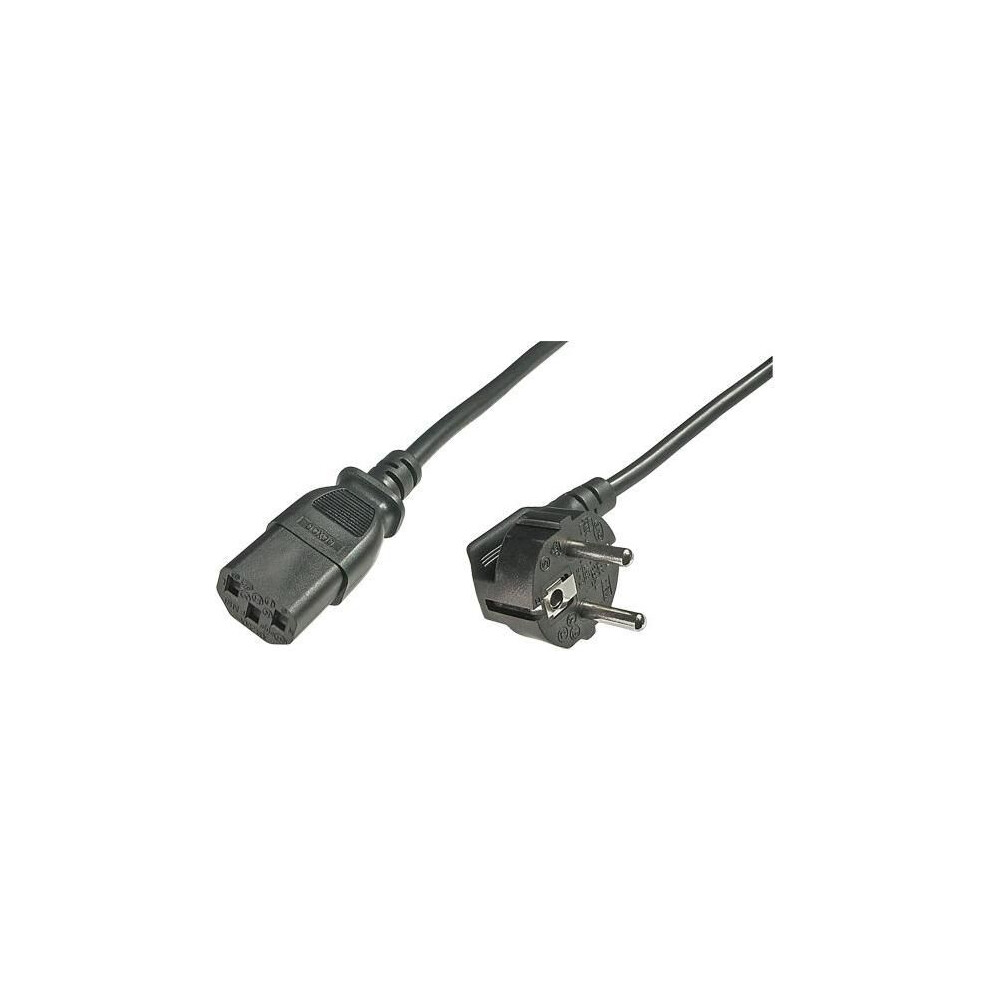 Logon Power Cable 0.5M - C13-Cee7/5 - Black 5420016832825