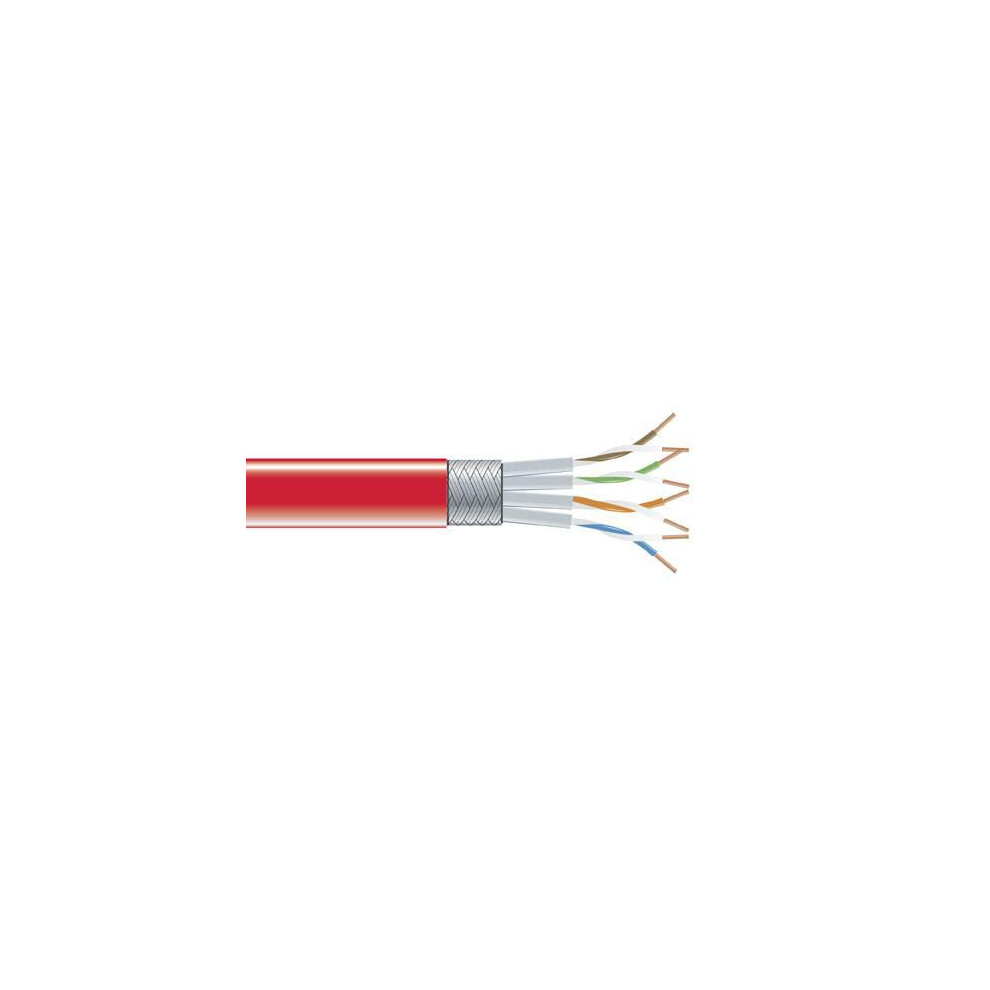 Photos - Ethernet Cable Black Box CAT6 Bulk Cable SSTP 250MHz Stranded  EVNSL0272RD-1000 (PIMF)