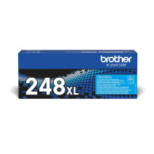 Brother The Brother TN-248XLC Cyan Toner. Prints up to 2300 pages.
