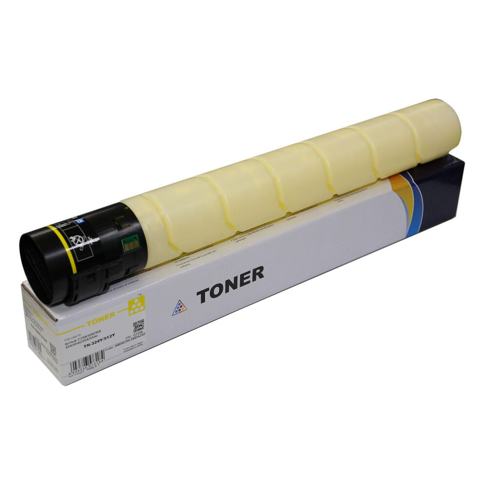 Coreparts Tn-324Y Tonertn-512Y Toner 26K Konica Minolta Bizhub C258 C308 C368 C454 C554 C454e C554e 5711783942498