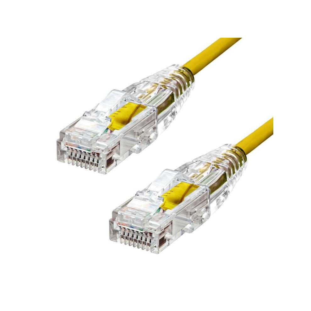 Proxtend Ultra Slim Cat6 U/Utp Cu Lszh Ethernet Cable 3M Yellow 5714590016895