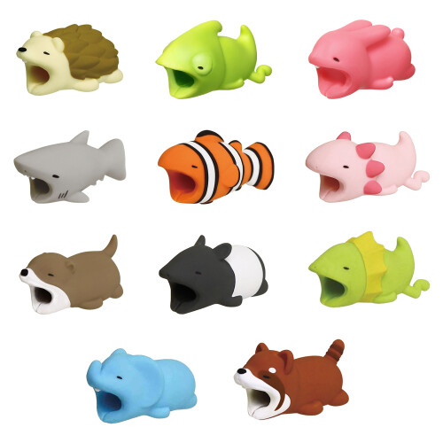 Silicone Animal Cable Protectors Set 2