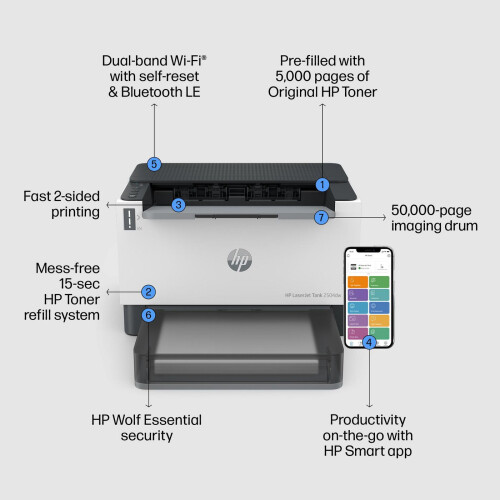 HP HP LaserJet Tank 2504dw Printer 1