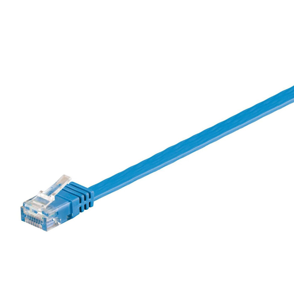 Microconnect Cat6 U/Utp Flat Network Cable 1M Blue 5704327885627