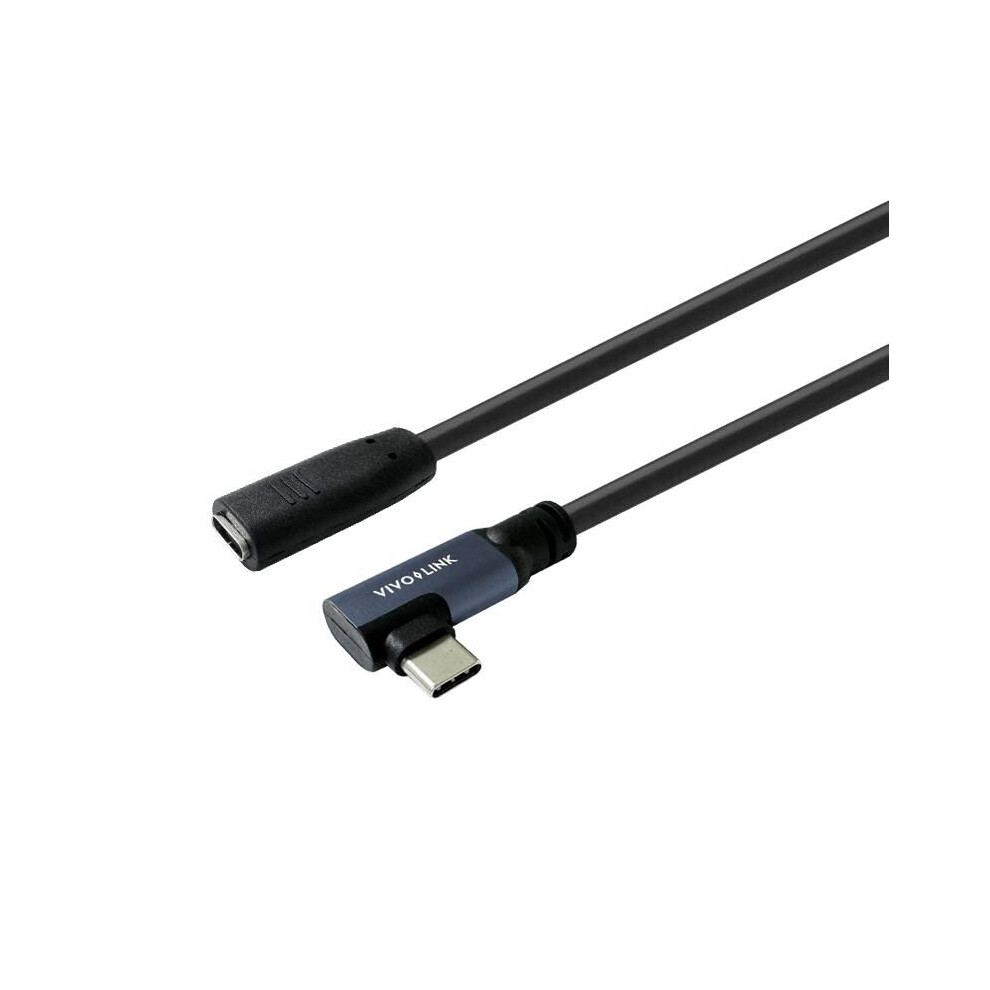 Vivolink Usb-C Male Angled To Female 1M Usb3.2 Supports 20 Gbps Data 5715063410677