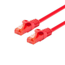 LOGON PROFESSIONAL PATCH CABLE U/UTP CAT6 - 10M RED