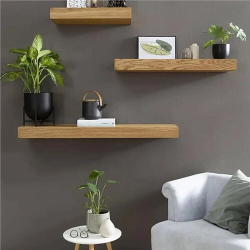 Étagère Murale Dissimulée en Bois avec Compartiment Secret, Blanche 2