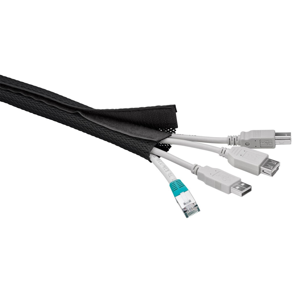 Microconnect Cablesock W/Hook And Loop 1.8 M Black 5704327954613