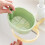 Sink Hanging Strainer Basket Openable Bottom Cover Detachable, Multifunctional Drain Garbage Filter Kitchen Bas Green 8