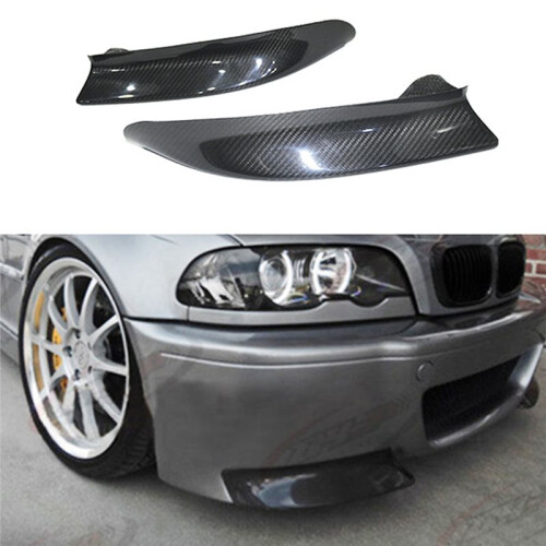 Für  E46 M3 1999-2006 ECHTER Frontstoßstangen-Splitter-Spoilerlippe Aus Trockencarbon 2