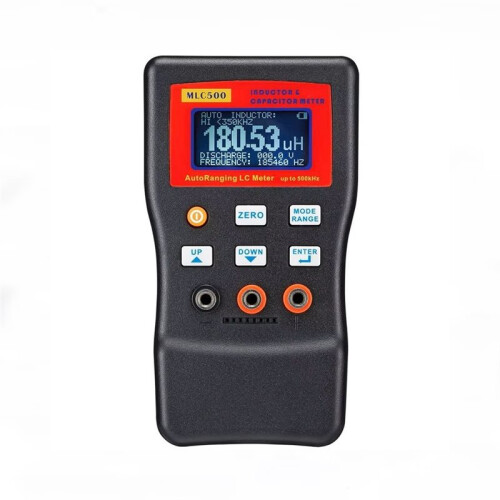 MLC500 Accuracy Digital Capacitance Inductance Meter Auto Range Component Tester Digital Bridge LC Meter 500kHz