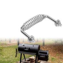 5-3/8" Spring Handle with 1/2" Seet Rod for BBQ Grills, Wood Stoves Sturdy and Heavy Duty, Bolt , Includes Hardware