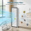 Accessories for  Flow Robot Vacuum and Mop, Zero-Tangling Roller Brushes, Dust Bag,Filters,Track Mop,Side Brushes, 5