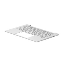 HP Top cover with integrated backlit keyboard designed for HP notebooks with UMA graphics textured island-style keys.