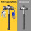 6-Pack Shed Tool Hook Set: Storage Hooks for Garden and Hand Tools Storage Shed Tool Storage 3