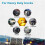 2PCs 60LED Double Face Single Stud Mount Side  Light for Heavy-Duty Trucks 6