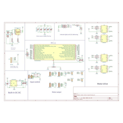 MD40 Driver Motor Module I2C-Controlled PH2.0 Motor Sensor Board for 4-Channel Motor Driver  Car Platform 1