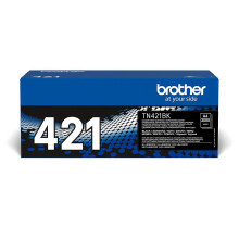 Brother The Brother TN421BK Black Toner Cartridge. Prints 3000 pages.