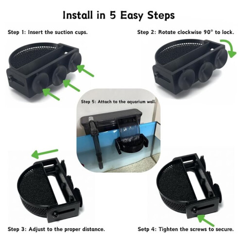 Aquarium Filter Baffle with Suction Cups Fish Tank Current Regulator Water  Smoother & Current Reducer 1