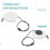 1pc Automatic Retractable Power Reel Cable Data Cable Winding Reel Charging Cable Power Cord Reel Protective Cover 7