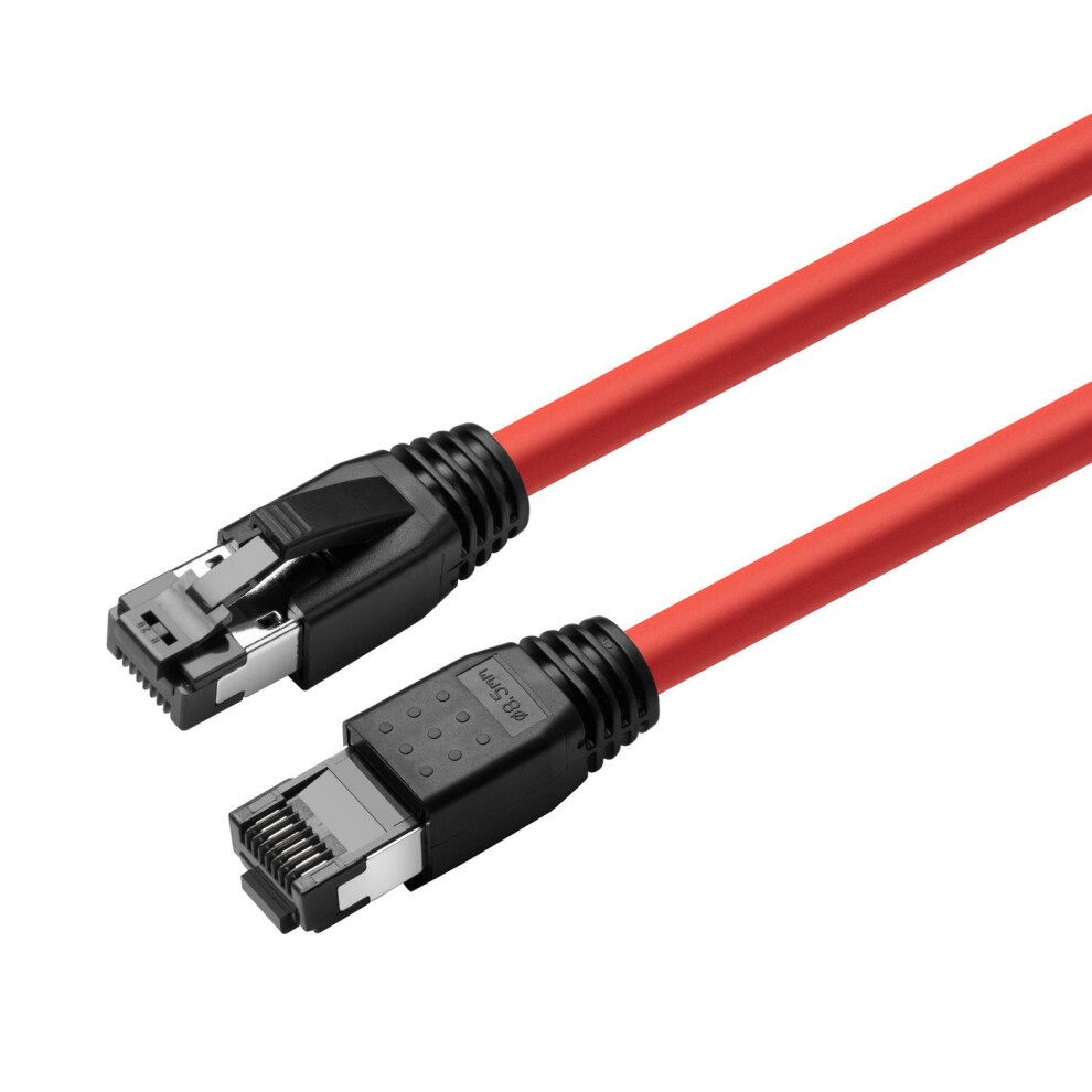 Microconnect Cat8.1 S/Ftp 5M Lszh Shielded Network Cable Awg 24 Red 5704174652687
