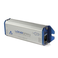 Veracity Single POE LONGSPAN converter with POE out extended POE in and SafeView display