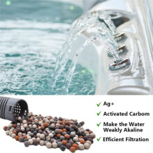 Cartuccia Minerale per Vasca Idromassaggio, Cartuccia Agli Ioni D'Argento per Spa Hot Springs, Bastoncino Minerale per Vasca Idromassaggio con Sistema