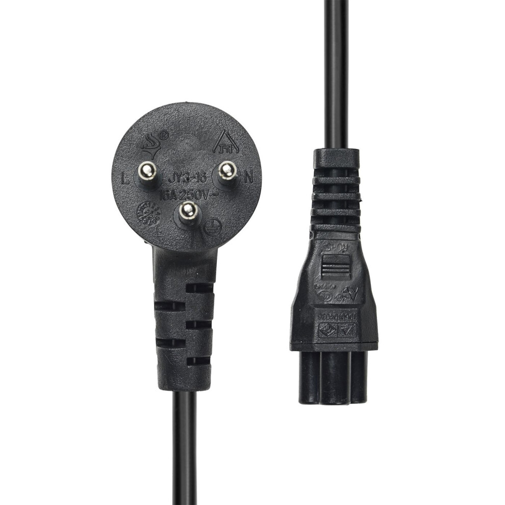Proxtend Power Cord Israel To C5 2M Black 5714590115604