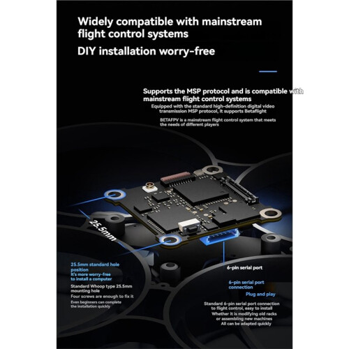 P1 Air Unit HD VTX 1080p 60fps 60ms Low Latency Digital Video Transmitter FPV Drone Accessory 1