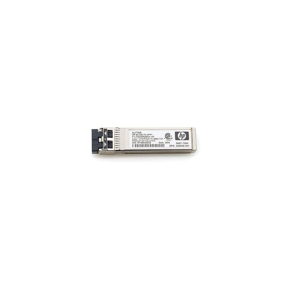 Hp 8Gb Short Wave Fibre Channel Sfp+ 1 Pack Transceiver