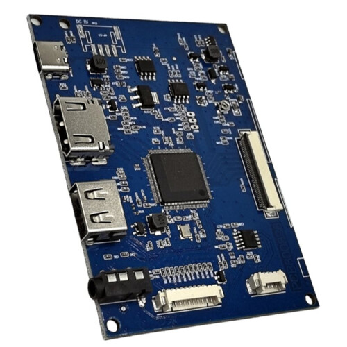 Kit di Schede Controller LED LCD LVDS A 40 Pin Compatibile con  per Schermi LVDS da 7", 8", 9" e 10,1" con Micro-USB 5V. 2